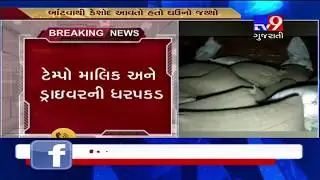 Junagadh: Tempo carrying 48 suspicious wheat sacks caught, tempo owner and driver arrested- Tv9