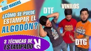3 formas de estampar poleras de algod&oacute;n: Vinilo Textil, DTG y DTF