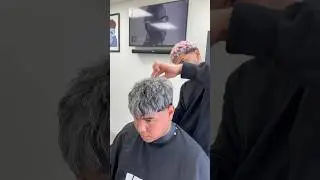 MECHAS PLATINADAS / TAPER FADE + DISE&Ntilde;O 🔥💈 #barbero #mechasplatinadas #taperfade