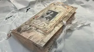 Junk journal - Eclectic Shabby Vintage Grunge - Flip Through - Handmade