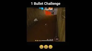 1 BULLET CHALLENGE 😱#shorts #trending