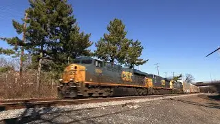 [4K] 2/24 CSX empty autorack train M277 westbound at Hyattsville MD #viral #video #shorts #short