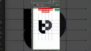 CARA MEMBUAT LOGO PAKE GRID DI ADOBE ILLUSTRATOR #art #lettering #logodesign #tutorial #vetor