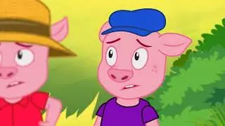 Les 3 Petits Cochons | Série - Episode 8 | La Machine à Chewing Gum | Conte | Dessin Animé