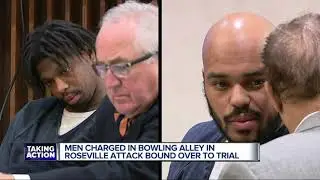 Two men charged in violent assault of Roseville bowling alley employee