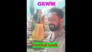 GRWM | Festival Look💄 | Traditional | Soft Saree | Ashri channel