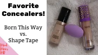 Too Faced Born This Way vs. Tarte Shape Tape | Which is Better? | Not Sponsored! | Demo | modmom md