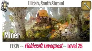 FFXIV Miner Leves Level 25 - Ul'dah, South Shroud - A Realm Reborn