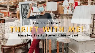 HOME DECOR THRIFT WITH ME! (Massive Thrift Store + Designer Dupes Home Finds) | A Bougie Lifestyle