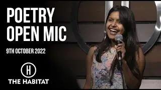 Live Poetry Open Mic at The Habitat 9th October 2022