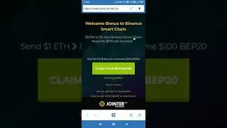 New Claim your $100 BEP20 Binance Smart Chain claim now