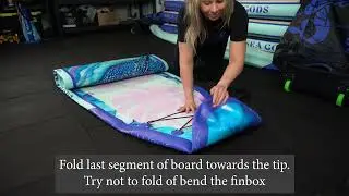 Folding your Sea Gods iSUP (Inflatable Stand Up Paddle Board)