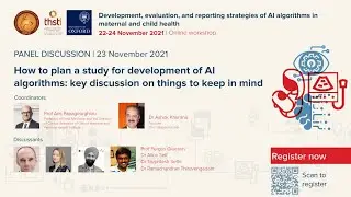 How to plan a study for the development of AI algorithms: key discussion on things to keep in mind.