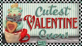 Милый валентинский плюшевый мишка! Совместная работа с Lovers Lane.