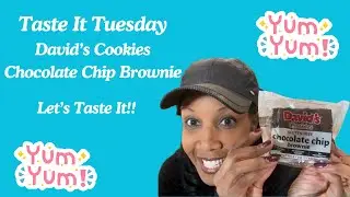 Taste It Tuesday - Gluten Free Chocolate Chip Brownie (David's Cookies) - Let's Taste It!
