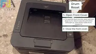 How To make Drum Reset For Printer Brother HL 2250