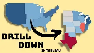 Parameter Actions: Geographical Drill Down in Tableau