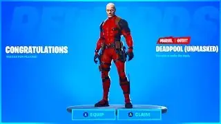 How To Get UNMASKED DEADPOOL in Fortnite Battle Royale!