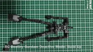 RG Destiny Gundam [Deactive Mode] Stop Motion Buildup
