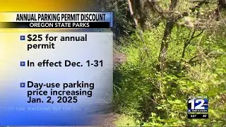 Oregon State Parks offering annual parking permit discount