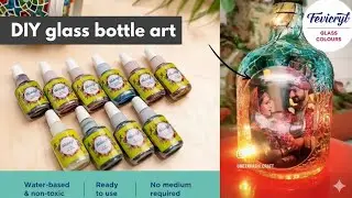 &ldquo;DIY Glass Bottle Art | Easy Home D&eacute;cor with Fevicryl Glass Colours!&rdquo;