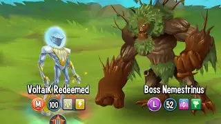 Monster legends: Voltaik Redeemed vs Boss Nemestrinus