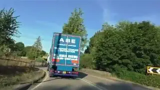 Driving On The A4103 From Worcester, Worcestershire To Cradley, Herefordshire, UK 27th July 2018