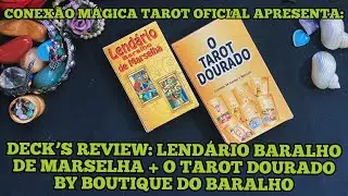 DECK&rsquo;S REVIEW: LEND&Aacute;RIO BARALHO DE MARSELHA + O TAROT DOURADO (BY BOUTIQUE DO BARALHO) 💖