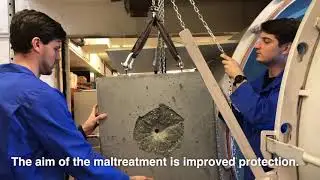 Ballistic Impact on Concrete - Maltreatment for Improved Safety