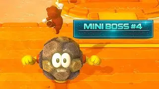 Super Mario 3D World Brolder Blockade Boss Fight (Mini Boss #4) | (PC Max Settings)