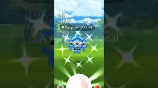 Catch mastery: ice event shiny luck ✨🔵🟡 #shinycatch #newshiny #shinypokemon #pokemongo