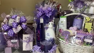 4 Beautiful Purple Holiday Gift Baskets! So Cute!! #Christmas #2025