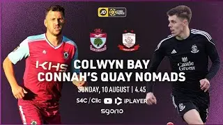 JD Cymru Leagues Games to Colwyn Bay host Connah's