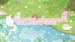 tutorial minecraft🧏🏻‍♀️ || bisa di tele & google #minecraft #tutorial #kawaiiworld 