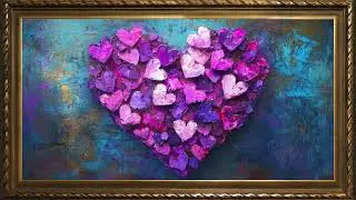 HEART OF HEARTS | FRAMED TV ART WALLPAPER SCREENSAVER BACKGROUND | VALENTINE'S DAY | 2 HRS