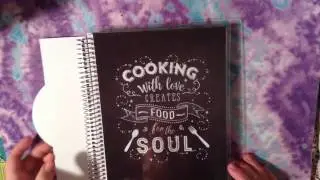 Recollections Recipe Book and Meal Planner flip through | Plan with Jessy