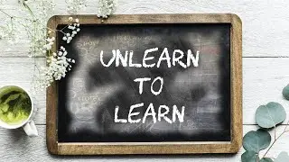 Unlearn To Learn
