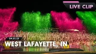Life In Color Tour Live Clip - West Lafayette, IN - 04/21/13