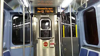 CTA Red Line from Loyola Station to Howard Station 1/23/2018