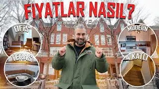 Toronto’da 4 KATLI LÜKS EV Kiraladım 🏠 Fiyatlar nasıl? 🇨🇦