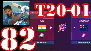 Dream Cricket 2025 | India vs New Zealand | T20-1 | Gameplay Episode 82 (Android)