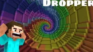 Minecraft, but impossible dropper