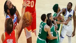 NBA hard foul moments
