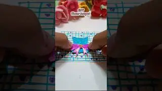 DIY Flower bouquet card 🌷✨ #shortfeed #youtubeshorts #viralshort #diycrafts #diy #idea