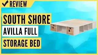 South Shore Avilla Full Storage Bed with Baskets