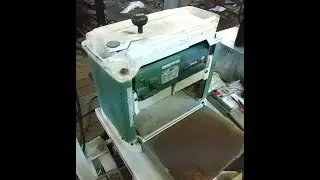 錆びた自動カンナの修理