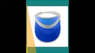 Retro Tennis Beach Plastic Sun Visors Hats, (Pack of 24), Blue, One Size