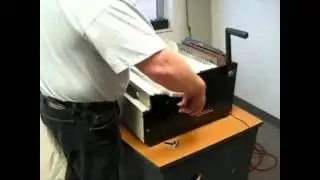 How to Change Dies on the DFG All in One Punch Binding Machine