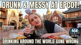 Disney Influencer Eats & Drinks Nonstop at EPCOT (It Gets Embarrassing)