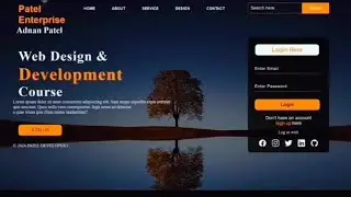 Create a login page using html css javascript | HTML CSS and JAVASCRIPT